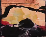 Sans titre by Marcelle Ferron, oil on canvas, sold Jun 2023