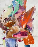 Sans titre by Marcelle Ferron, 1962, oil on canvas, sold May 2023