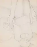 Under the North Sky, Summer by Lionel LeMoine FitzGerald, graphite on paper, sold May 2023