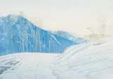 West Road, Mountain Road by Walter J. Phillips, woodcut printed in colours, sold May 2023