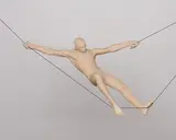Suspended Figure by David Robinson, 1995, resin sculpture, sold May 2023