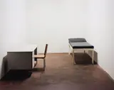 Stuhl, Tisch und Liege by Ricarda Roggan, 2002, C-Print, auf Schaumstoffplatte aufgezogen, sold Jun 2012