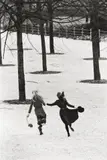 Annette und Angela, Lustgarten Berlin by Sibylle Bergemann, 1984, Silbergelatineabzug, sold May 2012