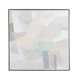 Abstract Composition by Edith London, Oil on linen, sold Jul 2025