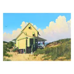 Nag's Head Cottage by Danny Robinette, Mixed media on heavyweight Arches paper, sold Jul 2025