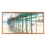 Under the Pier by Paul Minnis, Acrylic on canvas, sold Jul 2025