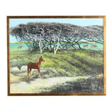 Wild Horses in the Marshland by Paul Minnis, Acrylic on canvas, sold Jul 2025