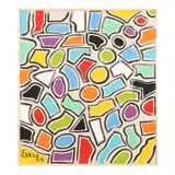 Prismatic Drift by Sam Ezell, Oil on canvas, sold Jul 2025
