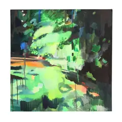 Trees, Light and Shadows by Adele Wayman, Acrylic on canvas, sold Jul 2025