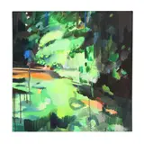 Trees, Light and Shadows by Adele Wayman, Acrylic on canvas, sold Jul 2025