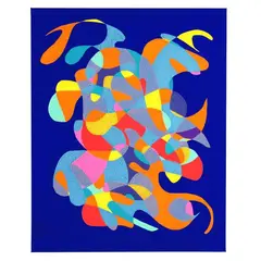 Carnival by Michael Perry, Acrylic on canvas, sold Jul 2025