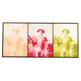 John Wayne Triptych by Bernard Martin, Oil on board, sold Jul 2025