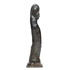 Standing Woman by Jose de Creeft, Patinated bronze, sold Jul 2025