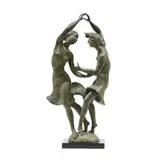 Pas de Deux by Milton Hebald, 1988, Bronze with enhanced verdigris patina, sold Jul 2025