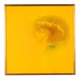 Abstract Composition by Lucien Bénière, Oil on canvas, sold Jul 2025