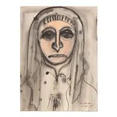 Elisabetta by Grace Hartigan, Ink and watercolor on Arches paper, sold Jul 2025