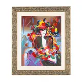 Brown Lady by Peter Max, Acrylic on canvas, sold Jul 2025