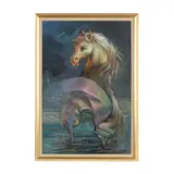 Nocturnal Scene with Horse by Gerard Tempest, Oil on canvas, sold Jul 2025