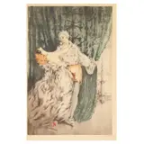 Cassanova by Louis Icart, Etching with drypoint, sold Jul 2025