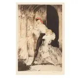 Don Juan by Louis Icart, Etching with drypoint, sold Jul 2025