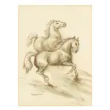 Horses by Anne Worsham Richardson, Watercolor on paper, sold Jul 2025