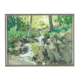 Woodland Creek by David A. Williams, Oil on canvas, sold Jul 2025