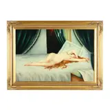 Reclined Nude by John Bowen, Oil on canvas, sold Jul 2025