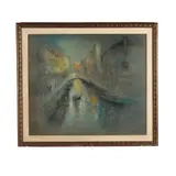 Venice by Glen Cooper Henshaw, Pastel on paper, sold Jul 2025