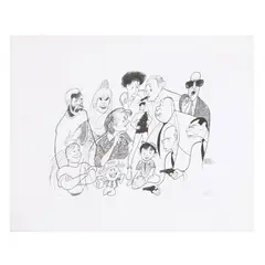 Nick at Night by Al Hirschfeld, Lithograph, sold Jul 2025