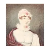 Miniature Portrait of a Lady with Bonnet by Emily Rebecca Prinsep, Watercolor on paper, sold Jun 2025