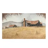 Smoky Mountain Farm Scene by Cotton Ketchie, Watercolor on paper, sold Jun 2025