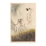Joie de Vivre (Joy of Life) by Louis Icart, Hand-colored etching with drypoint and aquatint, sold Jun 2025