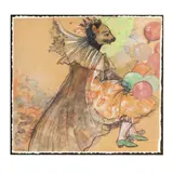 Figure with Balloons by Ben Smith, Watercolor, sold Jun 2025
