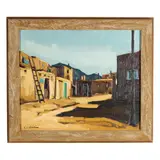 Taos Pueblo by Jean-Claude Quilici, Oil on canvas, sold Jun 2025