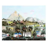 Clifton 4th Beach, Cape Town by Gail Kathleen van Lingen, Oil on board, sold Jun 2025