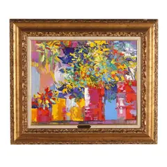 Balcony by Nicola Simbari, Oil on canvas, sold Jun 2025