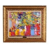 Balcony by Nicola Simbari, Oil on canvas, sold Jun 2025