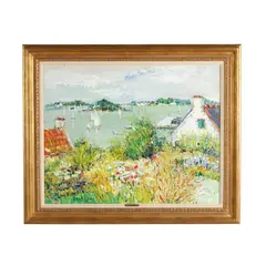 La Trinité (Bretagne) by Yolande Ardissone, Oil on canvas, sold Jun 2025