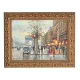 l'Arc et les Champs-Élysées by Édouard Cortès, Oil on canvas, sold Jun 2025