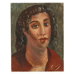 Tête de femme by André Derain, Oil on panel, sold Jun 2025