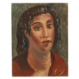 Tête de femme by André Derain, Oil on panel, sold Jun 2025