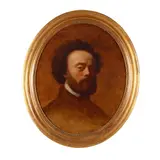 Self-Portrait by Bruno Chérier, Oil on canvas, sold Jun 2025