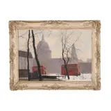 London Street Scene by David Shepherd, Oil on canvas, sold Jun 2025