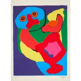 L'homme qui danse - 1970 by Karel Appel, Lithographie sur papier vélin d'Arches, sold Dec 2022