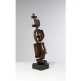 Batiguê Kourou (La grande aventure) by Abou Traoré, 2019, Bronze à patine brune, sold Apr 2023
