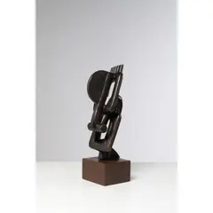 Sicongo by Abou Traoré, 2021, Bronze à patine brune, sold Apr 2023