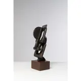 Sicongo by Abou Traoré, 2021, Bronze à patine brune, sold Apr 2023
