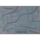 Composition inspirée par la musique de Mozart, 01. 03. 1958 by Serge Charchoune, Huile sur toile, sold Mar 2023