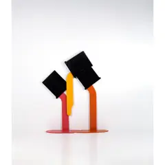 Coulée by Claude Gilli, circa 1980, Bois découpé peint, sold Mar 2023