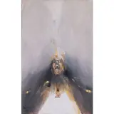 Visage by Ahmed Shahabuddin, 1993, Huile sur toile, sold Mar 2023
